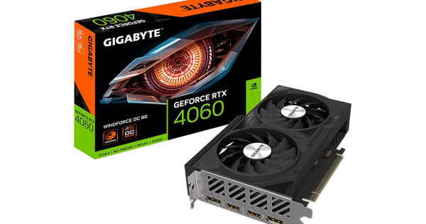 Buy Gigabyte RTX 4060 Windforce OC 8GB GDDR6 Graphics Card